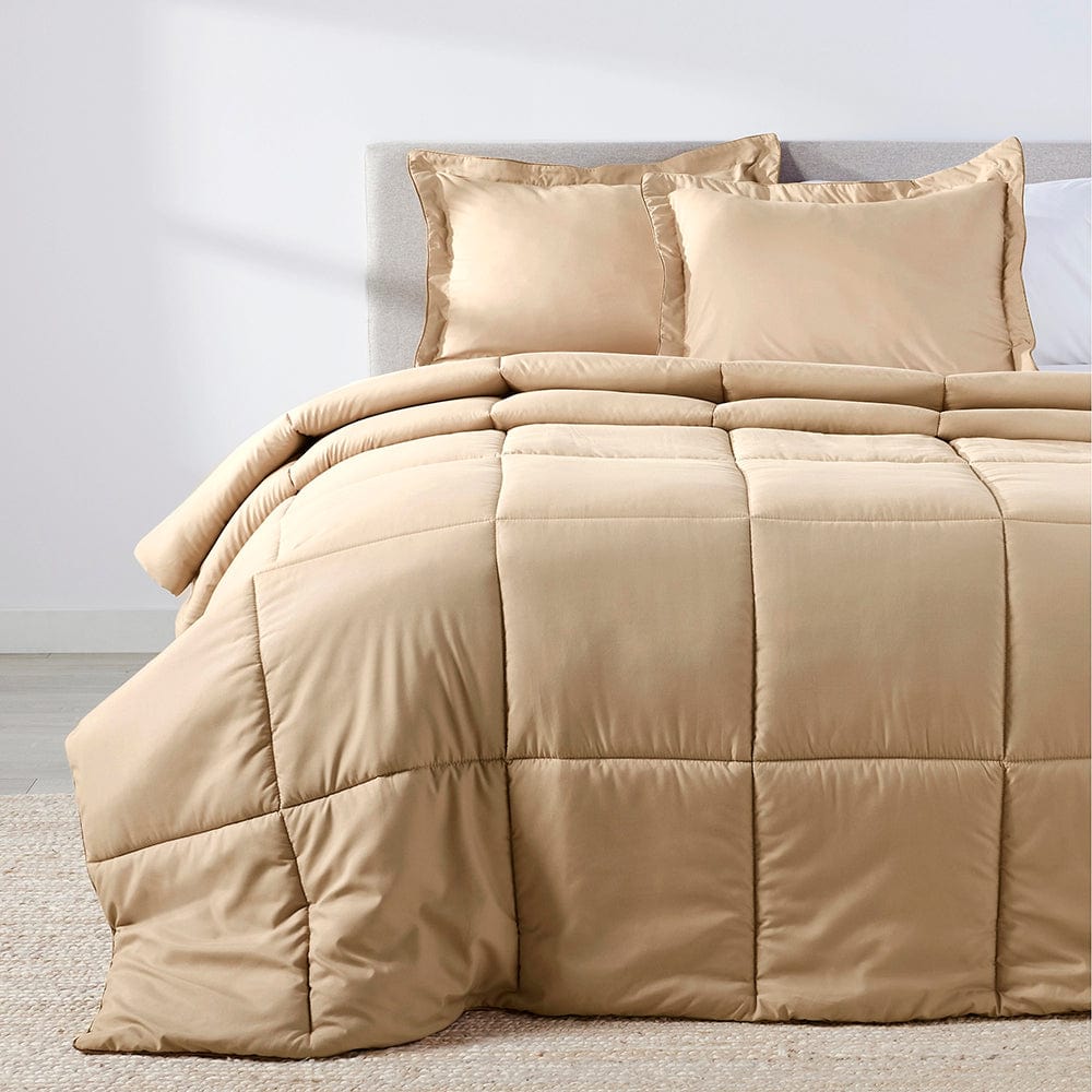 Extra Long and Extra Wide King Plush Bedding Set Peach Oversized King  Comforter with Matching Peach King Pillow Shams