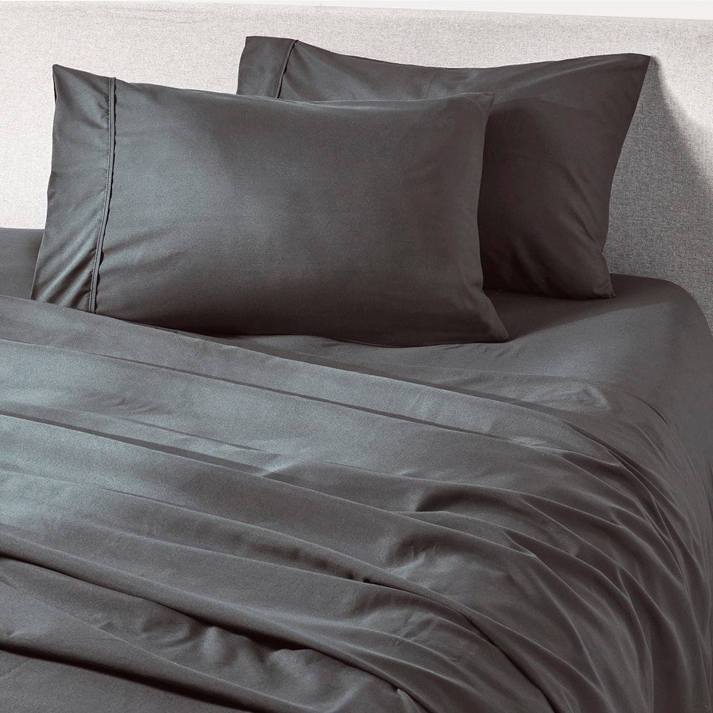  PeachSkinSheets Graphite Gray Sheet Set - 1500tc Level of  Softness - Extra Soft Cooling Sheets for Hot Sleepers and Night Sweats -  Regular King Size : Home & Kitchen