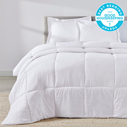 Classic White Oversized Comforter Set