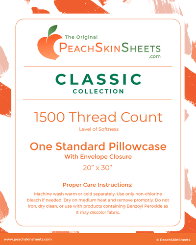 Classic White Single Pillowcase - Standard alternate