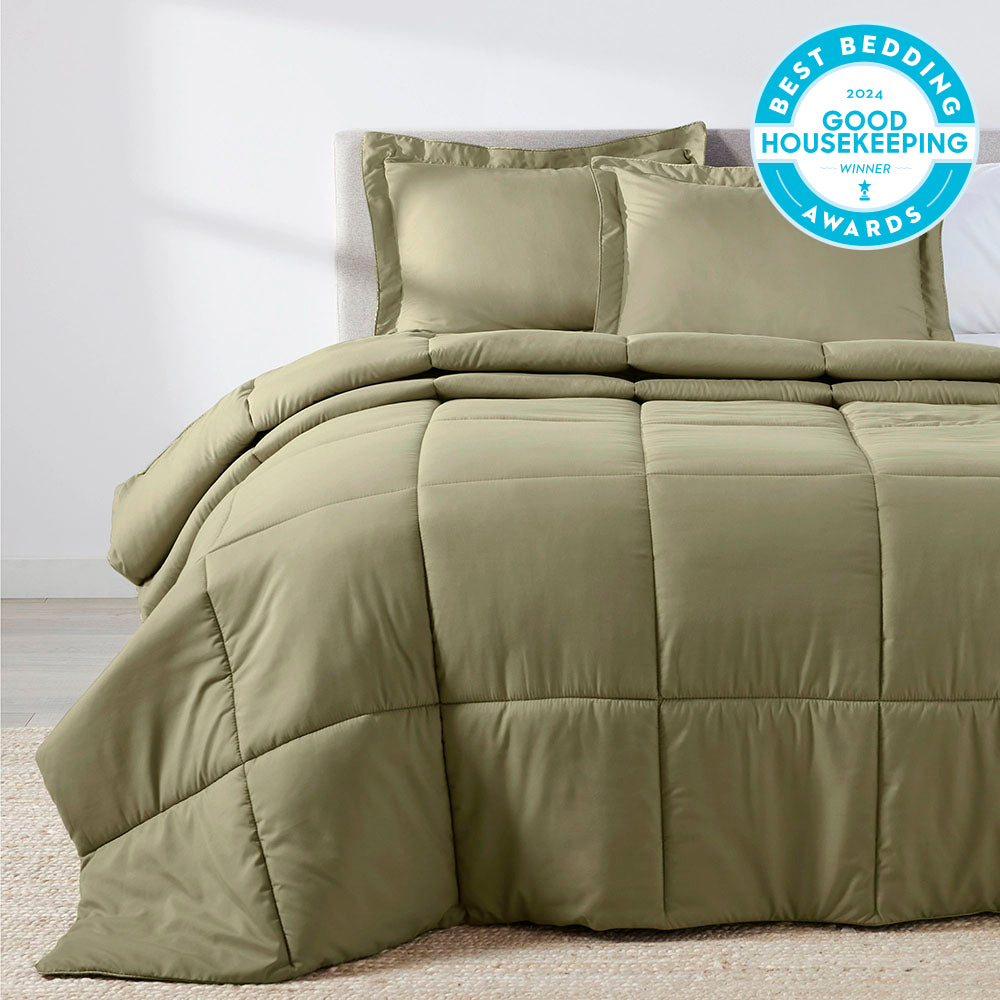 Sage Green Oversized Comforter Set
